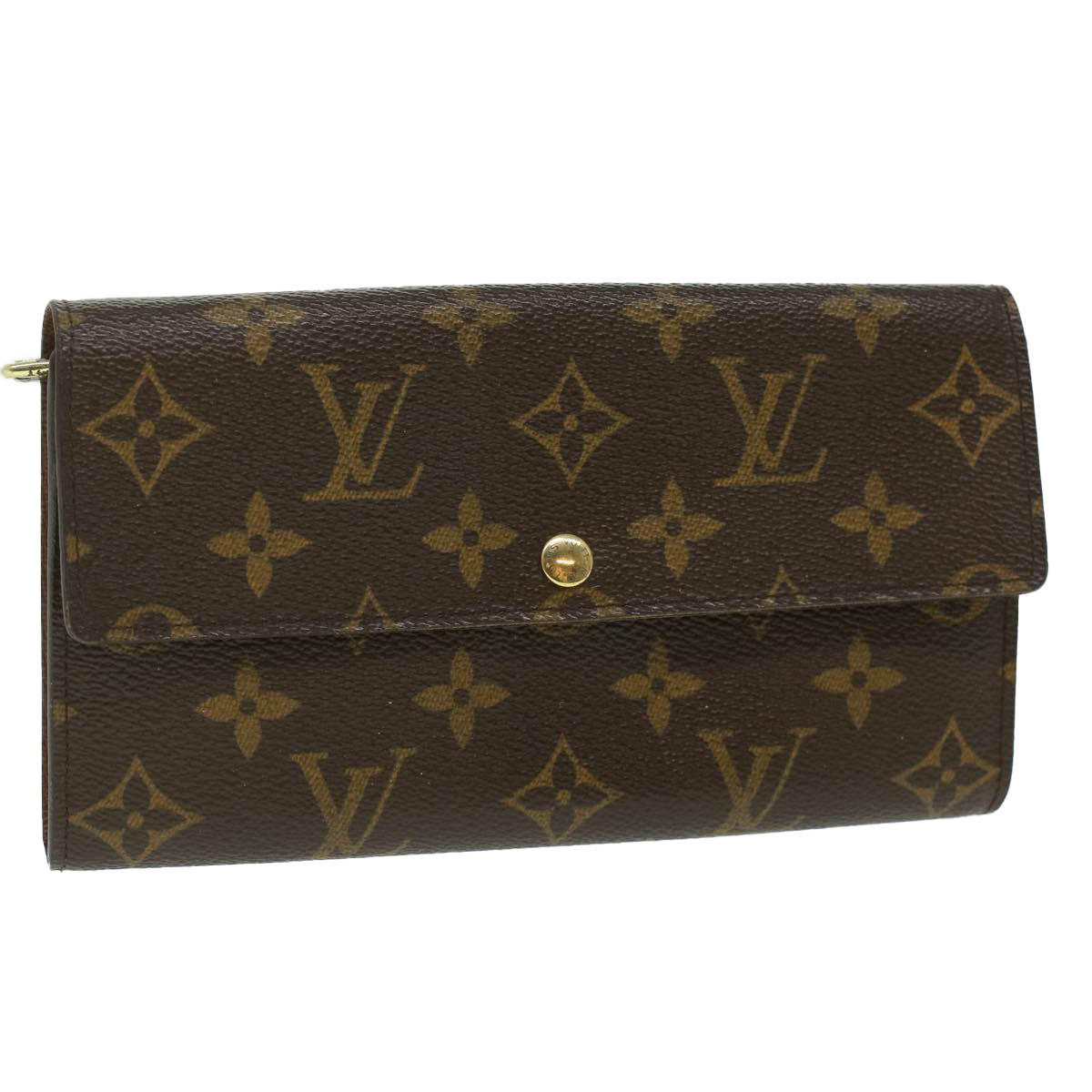 Louis Vuitton Monogram Portefeiulle Sarah Long Wallet M66556 Lv Auth Am3833